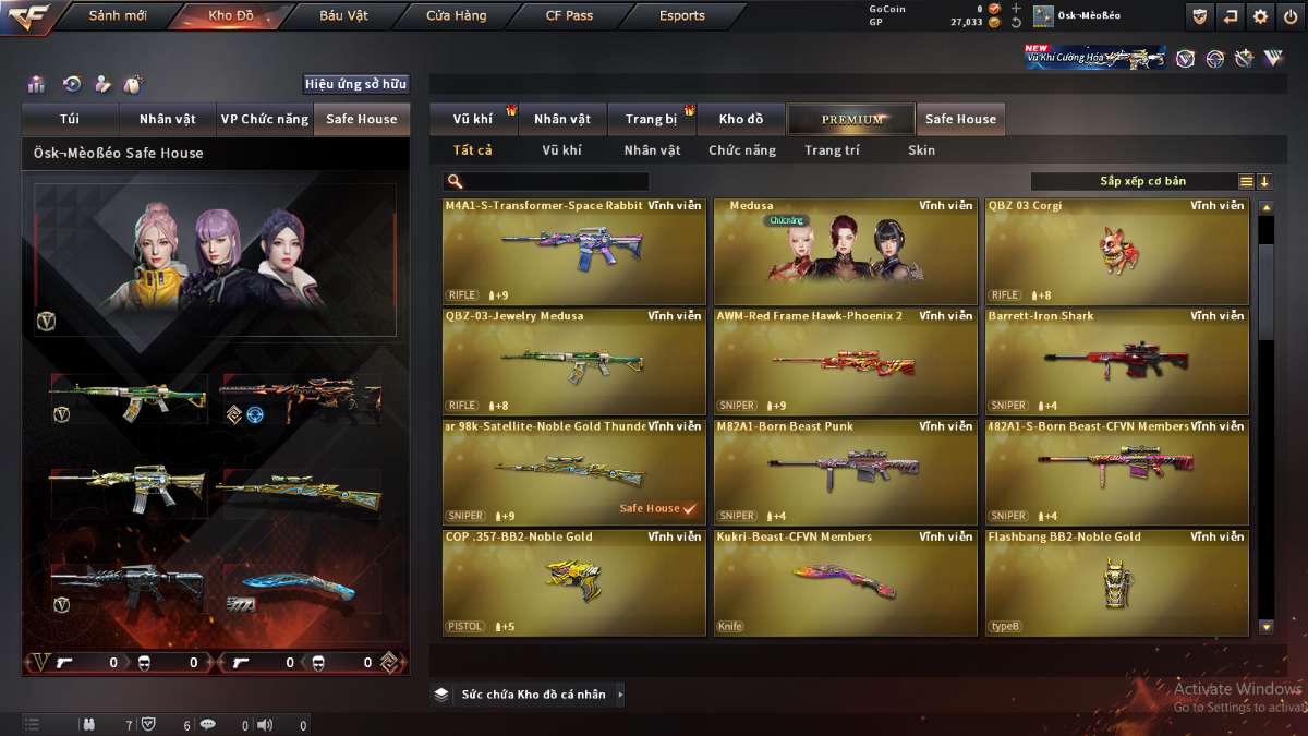 shop acc cf uy tin gia re